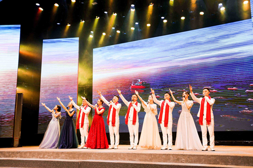 yl6809永利集团庆祝新中国成立70周年职工朗诵角逐成功进行