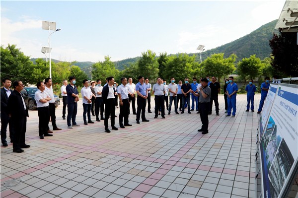 yl6809永利集团复工复产促增长项目观摩会议与会人员走进绿色能源公司油气公司水环境公司陕北片区项目