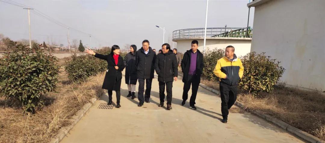 集团公司辅导到水环境公司大荔项目公司调研