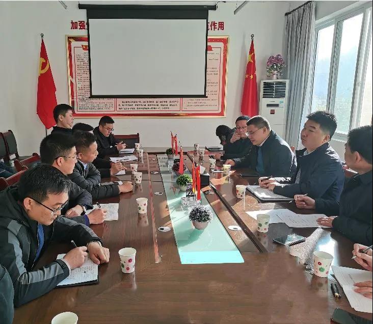 商南县委常委、副县长陈开锋到水环境公司商南县污水处置厂调研