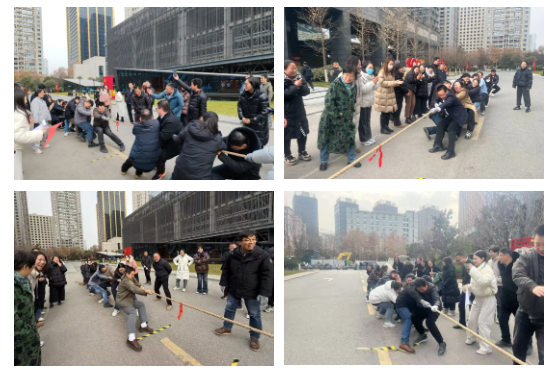 水环境公司工会进杏装凝心聚力 喜迎新春”主题拔河角逐